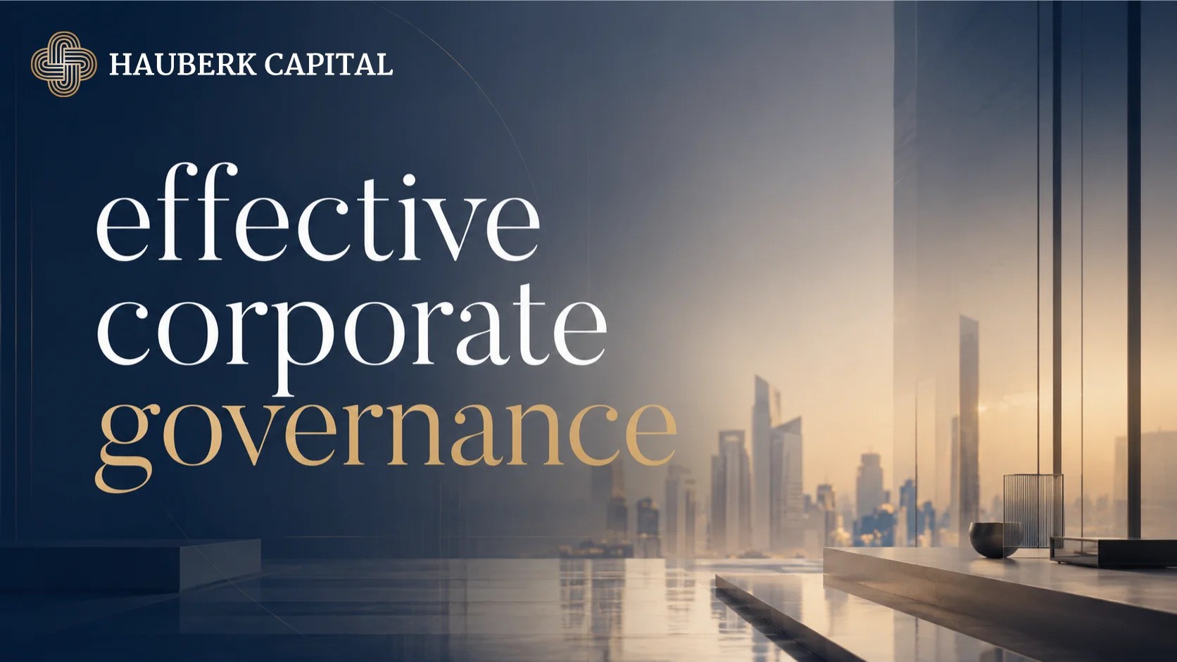 effective corporate governance