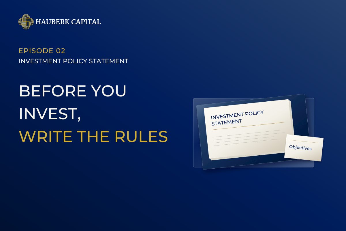  Investment Policy Statement: Why You Should Set the Rules Before Investing