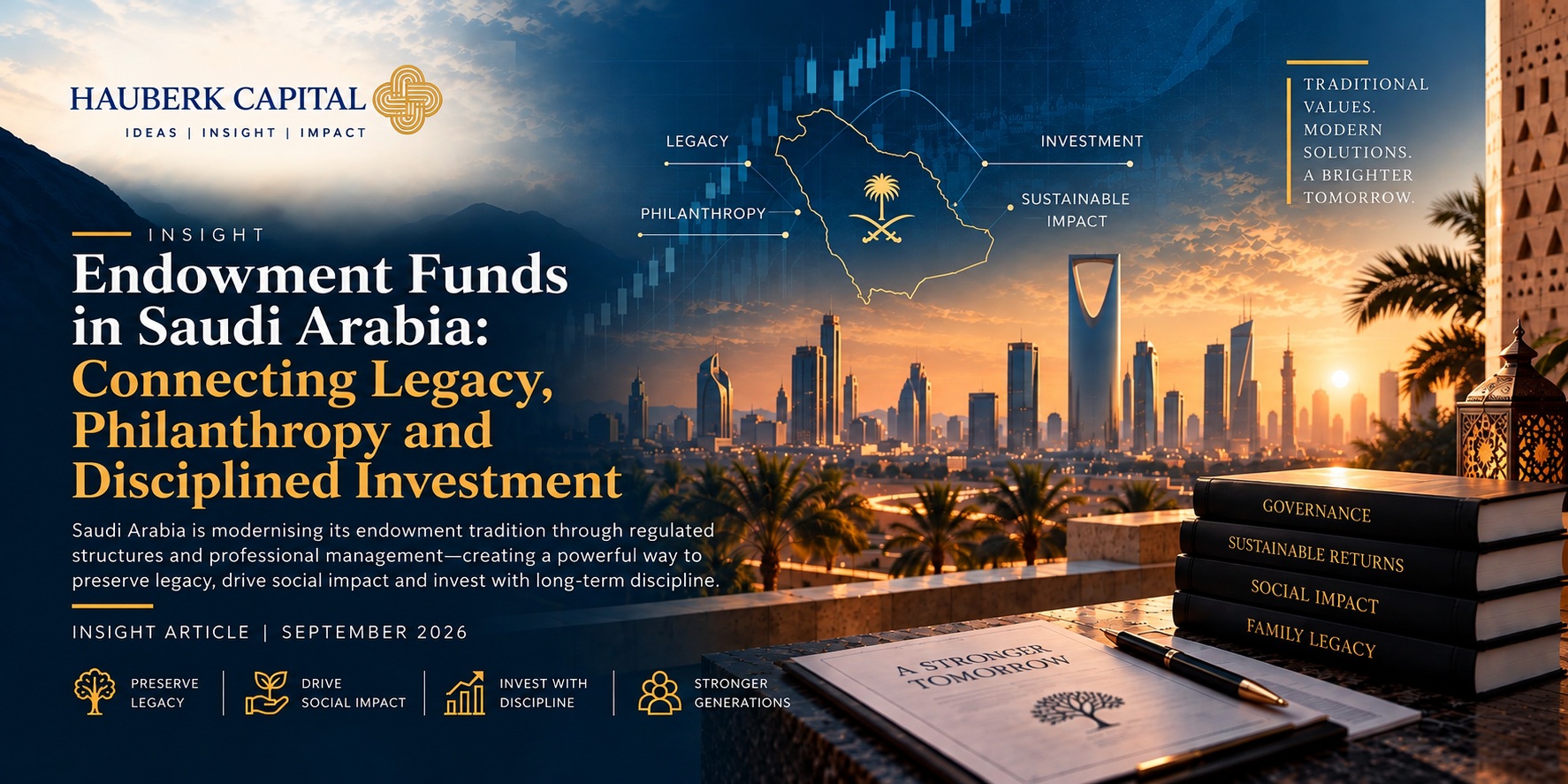 Endowment Funds in Saudi Arabia : Legacy, Philanthropy & Investment