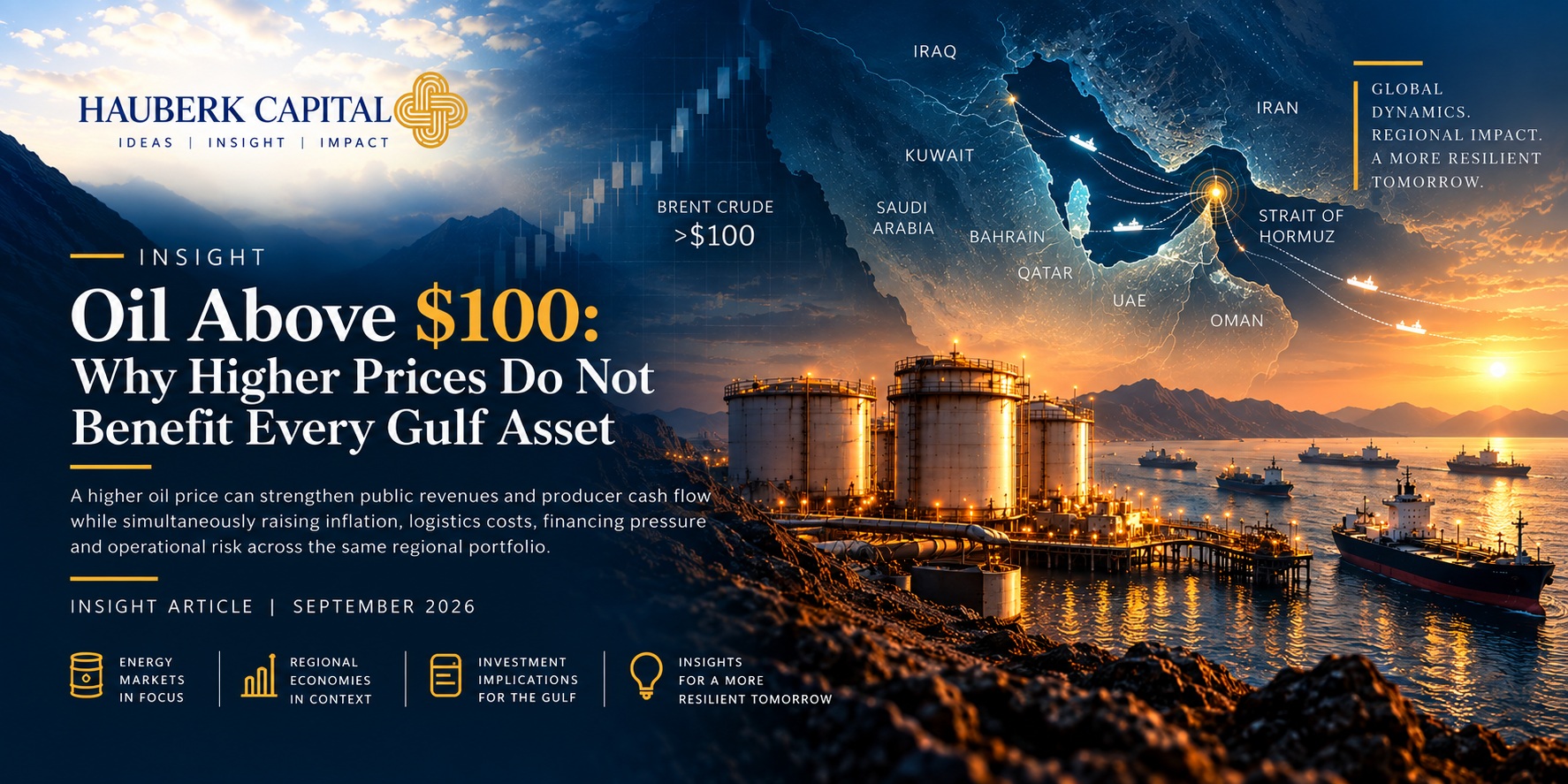 Oil Above $100: Why Higher Prices Do Not Benefit Every Gulf Asset